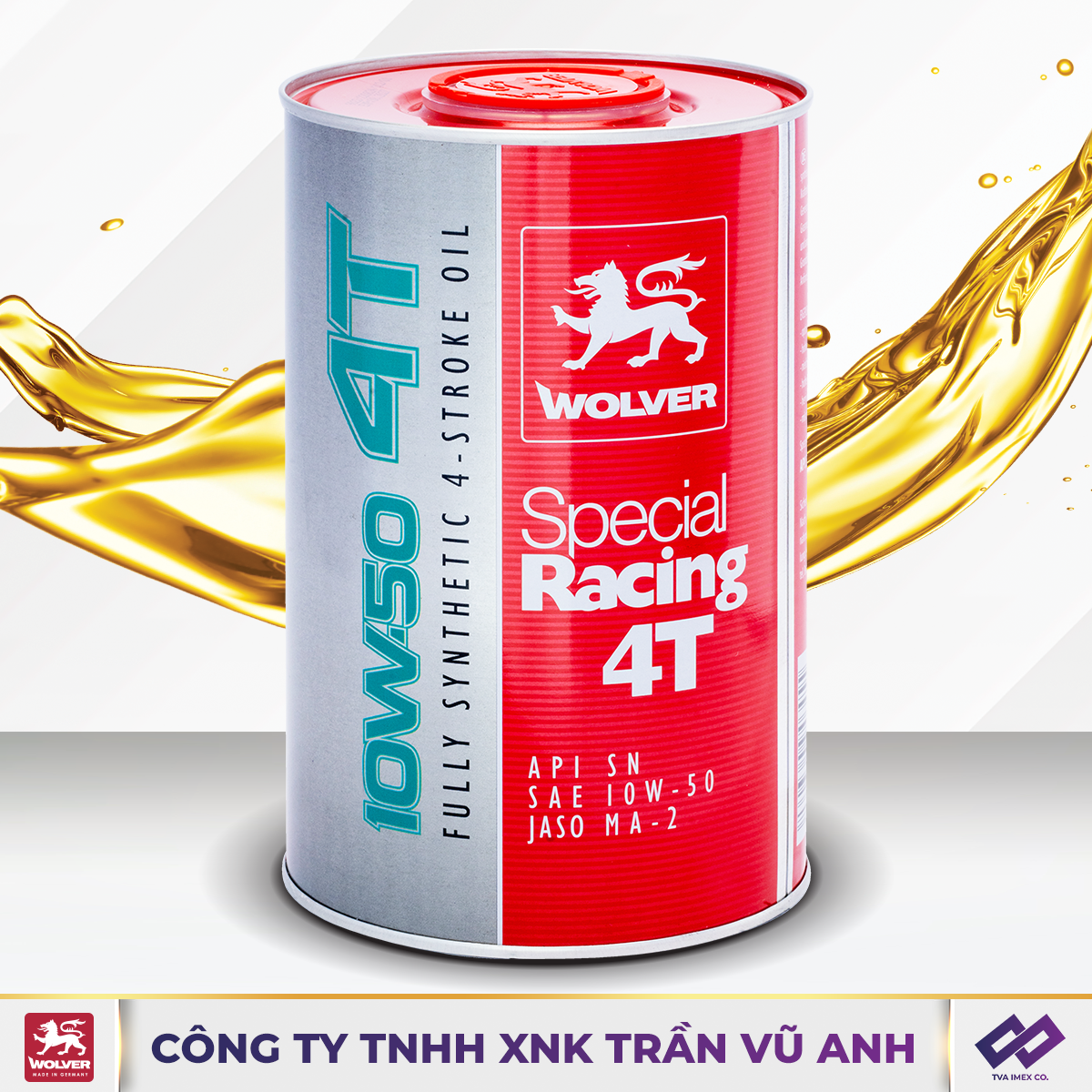 Wolver Special Racing 10W50 SN 1L - Fully Synthetic